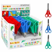 2. STARPAK Nożyczki Metalowe 13,5 cm Z Miarką 447393