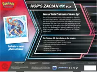 3. Pokemon TCG: Hop's Zacian ex Box