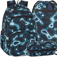 1. CoolPack Pick Plecak Szkolny Młodzieżowy Sapphire F099889 + Worek F070889 + Piórnik F062889