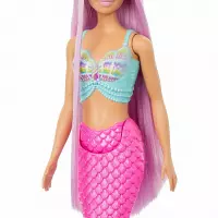 4. Mattel Lalka Barbie Syrenka Długie Włosy HRR00 