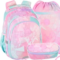 1. Zestaw 3el. CoolPack Jerry Plecak Szkolny Tie Dye F029912 + Worek F070912 + Piórnik F062912