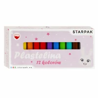 4. Starpak Plastelina 12 kolorów Rabbit 536771