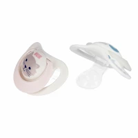 1. Nuk Smoczek Uspokajający Silikonowy 0-6m Star Day&Night Kot 539424