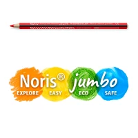 4. Staedtler Noris Kredki Ołówkowe Trójkątne Jumbo 12 kolorów 091630