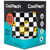 2. CoolPack Kubek Termiczny Metalowy 350ml Chess Flow Z22745