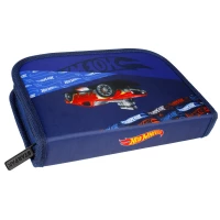 2. Starpak Piórnik Dwuklapkowy z Wyposażeniem Hot Wheels Granatowy 486070