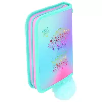 6. Starpak Piórnik Dwuklapkowy Bez Wyposażenia Ombre Kitty Doggy 553435