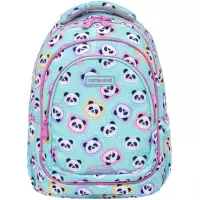 8. AstraBag Plecak Szkolny AB330 Minty Pandas 502025010
