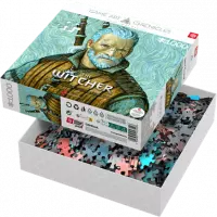 3. Good Loot Game Art Chronicles Puzzle: The Witcher Geralt & Vincent van Gogh (1000 elementów)
