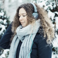 7. Hama Słuchawki On-Ear-Stereo-Headset "Next", Grau/Turkis