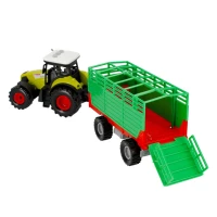 9. Mega Creative Maszyna Rolnicza Traktor z Przyczepką Na Bydło 487472