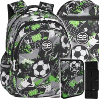 1. CoolPack Zestaw Szkolny Let's Gol 3el. Plecak Jerry F029674 + Piórnik F076674 + Worek F070674
