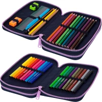 3. CoolPack Jumper 2 Piórnik Dwukomorowy Z Wyposażeniem Oh My Deer F066664