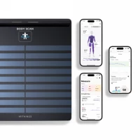 1. Withings Body Scan - waga z analizą składu masy ciała oraz pomiarem tętna. Wyrób medyczny (black)