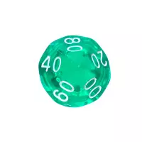 5. Komplet kości REBEL RPG - Mini Kryształowe - Zielone