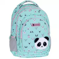6. AstraBag Zestaw Szkolny 3el. Teddy Panda Plecak 502023069 + Piórnik 503023050 + Worek 507023019