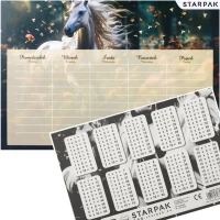 1. Starpak Plan Lekcji z Tabliczką Mnożenia A5 Horse Konik 536140