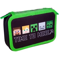9. Astra Minecraft Piórnik Trzykomorowy Jumbo bez Wyposażenia Alex Steven 503022001