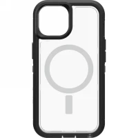 1. OtterBox Defender XT - obudowa ochronna do iPhone 14 Pro kompatybilna z MagSafe (clear black)