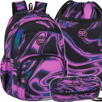 1. CoolPack Pick Plecak Szkolny Młodzieżowy Amethyst F099892 + Worek F070892 + Piórnik F062892