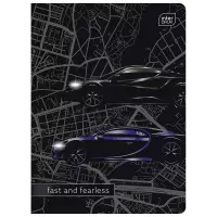 4. Interdruk Zeszyt A5 32 kartek kolorowa 3linia UV Cars 366788