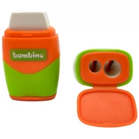 8. Bambino Temperówka z Gumką 2w1 Mini Zoo 650161 649776