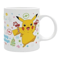 2. Kubek Pokemon - Pikachu - Wesłoych Świąt 