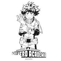 2. Szklanka My Hero Academia - Izuku