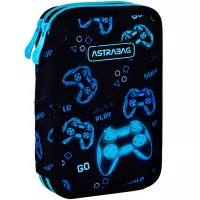 3. AstraBag Piórnik AC2 Dwukomorowy bez Wyposażenia Go Playing 503024061