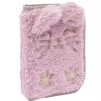 2. AstraBag Piórnik AC11 Pojedynczy Jednoklapkowy z Wyposażeniem  FLUFFY KITTY 503024080
