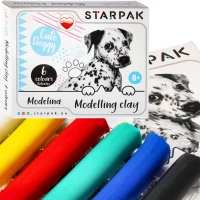 1. STARPAK Modelina 6kol Cuties Pieski 472924 