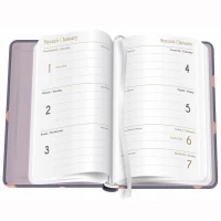 1. Interdruk Kalendarz Książkowy B6 192 Metallic Pink Dots 338136