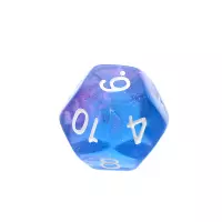 4. Komplet kości REBEL RPG - Kamienie Księżycowe - Orchidea