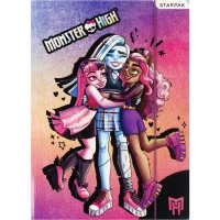 2. Starpak Teczka z Gumką A4 Monster High Kolorowa 512443