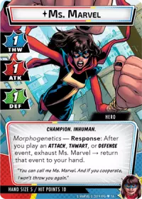 6. Marvel Champions: Hero Pack - Ms. Marvel