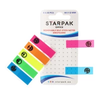 4. Starpak Zakładka Indeksująca 44x12mm 5X20k Emoticon 472874