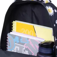 6. CoolPack Base Plus Plecak Szkolny Daisy Black F027817