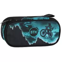 2. Starpak Piórnik Szkolny Tuba Usztywniana Bike Rower Blue 508649