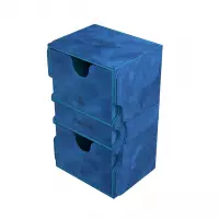 1. Gamegenic: Stronghold 200+ XL Convertible - Ekskluzywne Pudełko na Karty - Blue