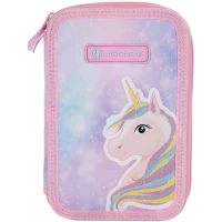 7. AstraBag Piórnik AC2 Dwukomorowy bez Wyposażenia Fairy Unicorn 503022049