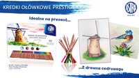 5. Astra Prestige Kredki Ołówkowe Drewno Cedrowe 48 kolorów 312121003