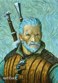 5. Good Loot Game Art Chronicles Puzzle: The Witcher Geralt & Vincent van Gogh (1000 elementów)