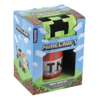 1. Zestaw Prezentowy Minecraft: Kubek + Skarpetki