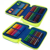 1. CoolPack Jumper 2 Piórnik Dwukomorowy Z Wyposażeniem Football 2T D066339