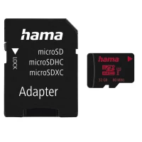 1. Hama Karta Pamięci MSDHC 32GB U3 UHS-I +A/M