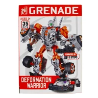 2. Mega Creative Klocki Konstrukcyjne Robot 35ele. Czerwony 393577