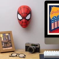 4. Lampka ścienno-biurkowa Marvel Spiderman Maska 15 cm