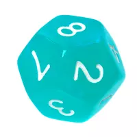 3. Komplet kości REBEL RPG - Kamienie Księżycowe - Turkus