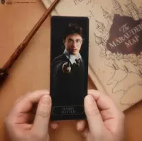 6. Harry Potter Długopis Różdżka + Stojak z Zakładką 3D - Harry Potter