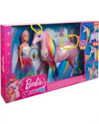 1. Mattel Lalka Barbie Jednorożec Magia Świateł FXT26 
